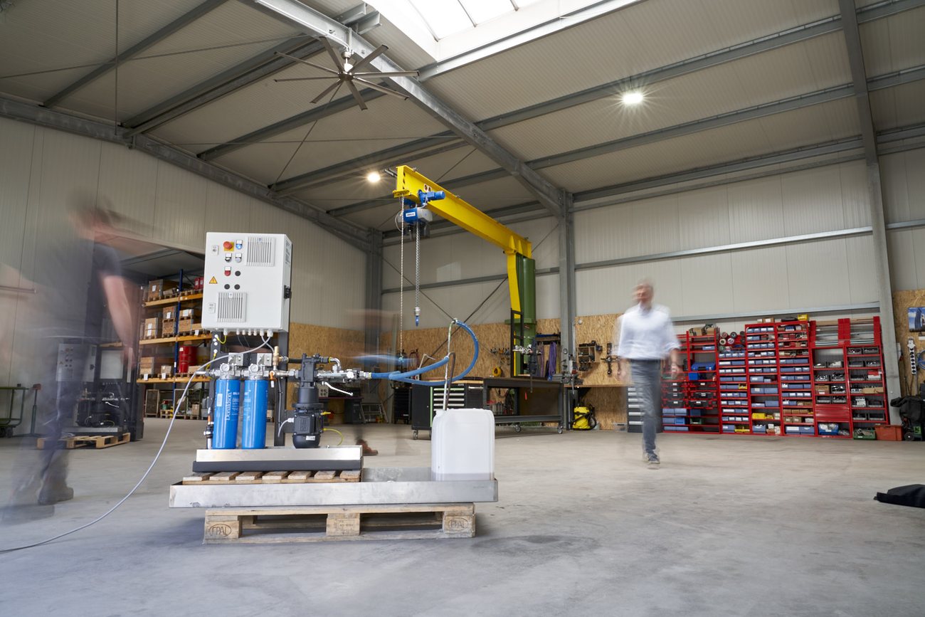 System in the workshop